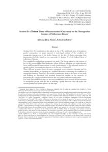 Journal of Law and Criminal Justice December 2014, Vol. 2, No. 2, ppISSN: Print), Online) Copyright © The Author(sAll Rights Reserved. Published by American Research Institute fo