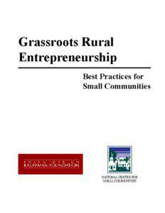 Grassroots Rural Entrepreneurship Best Practices for
