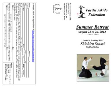 Koichi Tohei / Morihiro Saito / Aikikai / Shizuo Imaizumi / Kisshomaru Ueshiba / Morihei Ueshiba / Kisaburo Osawa / Sensei William Gleason / Ki-Aikido / Martial arts / Japanese martial arts / Aikido