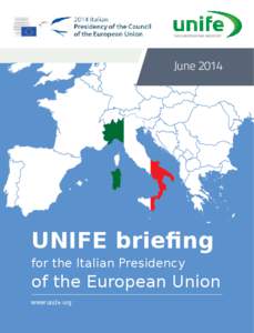 June[removed]UNIFE briefing for the Italian Presidency  of the European Union