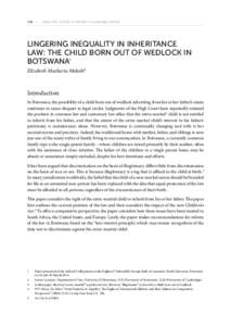 Common law / Inheritance / Bhe v Magistrate /  Khayelitsha / South Africa / Legitimacy / Intestacy / Bastard / Law of succession in South Africa / Primogeniture / Law / Family law / Legal history