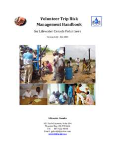 Microsoft Word - Lifewater Trip Risk Management Handbookdoc