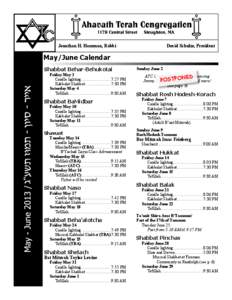 Jewish prayer / Bar and Bat Mitzvah / Hebrew calendar / Jewish culture / Religion / Shabbat / Judaism / Working time