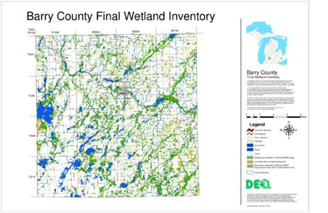 Barry County Final Wetland Inventory  Eaton Wellman
