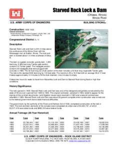 Hydrology / Illinois River / Starved Rock Lock and Dam / Lock / Tainter gate / Illinois Waterway / Melvin Price Locks and Dam / Lock and Dam No. 2 / Illinois / Geography of the United States / Canals