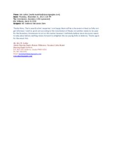 From: Kris Lethin [mailto:[removed]] Sent: Thursday, November 21, 2013 2:26 PM To: Commission, Boundary (CED sponsored) Cc: Williams, Brent R (CED) Subject: RE: Seldovia Discussion Item