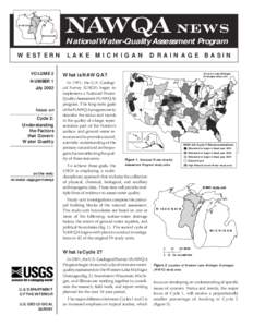 WISCONSIN  MICHIGAN National Water-Quality Assessment Program WESTERN LAKE MICHIGAN DRAINAGE BASIN