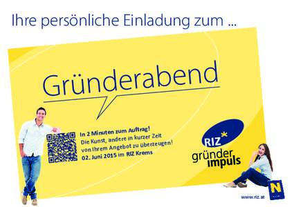 RIZ_Einladung_Gründerimpuls_A5_Krems_05_2015_v3.indd