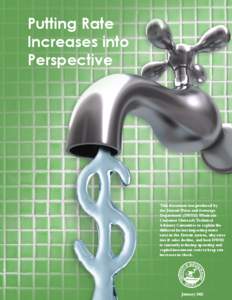 Putting Rate Increases into Perspective This document was produced by the Detroit Water and Sewerage