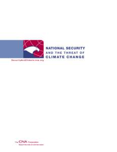 SecurityAndClimate.cna.org  To the reader, MILITARY ADVISORY BOARD  General Gordon R. Sullivan, USA (Ret.)