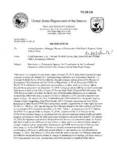 FWS Response to March 2014 TUC Drought Measures[removed]