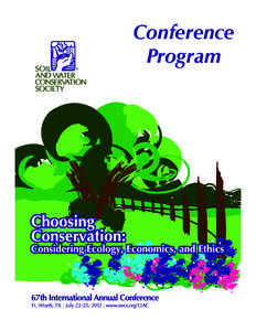 Conference Program Final Program - 67th International SWCS Annual Conference  67th SWCS International Annual Conference