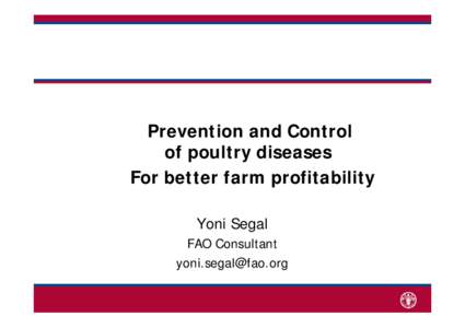 Prevention and Control of poultry diseases For better farm profitability
