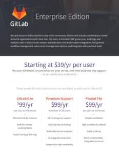Software / Computing / Version control / Collaborative projects / Community websites / Continuous integration / GitLab / Project management software / GitHub / Directory service / Lightweight Directory Access Protocol / Gitorious