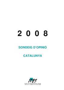 [removed]SONDEIG D’OPINIÓ CATALUNYA