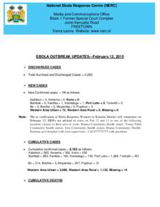 Africa / Geography of Sierra Leone / Eastern Province /  Sierra Leone / Subdivisions of Sierra Leone / Kenema District / Sierra Leone / Kenema / Tonkolili District / Bombali District / Districts of Sierra Leone / Geography of Africa / Northern Province /  Sierra Leone