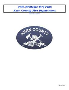 Unit Strategic Fire Plan Kern County Fire Department Updated June 2011