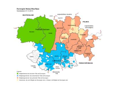 Euroregion Neisse-Nisa-Nysa GebietsstandDEUTSCHLAND  źarski