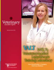 Veterinary executive report Dr. Boel Fransson, director of the VALT lab
