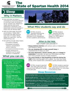 Sleep NCHA 2014 Fact Sheet
