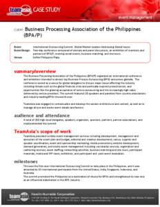 Business Processing Association of the Philippines (BPA/P)