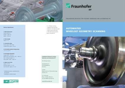 Automated Wheelset Geometry Scanning, Fraunhofer IFF Magdeburg Project Information
