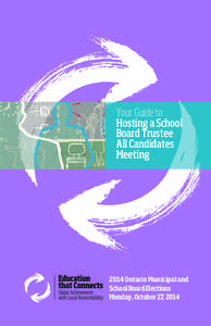 Your Guide to Hosting a School Board Trustee All Candidates Meeting