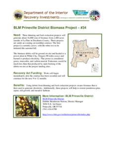 Prineville /  Oregon / Oregon / Geography of the United States / Renewable energy / Bioenergy / Biomass