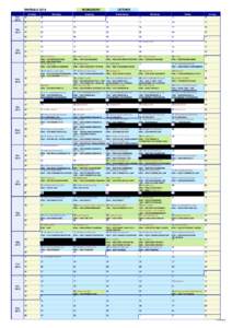 TIMETABLE 2014 Sunday DecJan