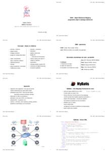 Fabien Coelho  JAVA : ORM – Object-Relational Mapping ORM – Object-Relational Mapping programme objet & stockage relationnel