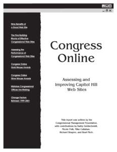 Congressional staff / United States Senate / United States House of Representatives / Library of Congress / Internet censorship / United States / Confidentiality status of CRS Reports / Government / United States Congress / United States House of Representatives Page