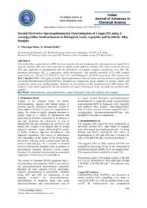 Titration / Nitric acid / Bicinchoninic acid assay / Chemistry / Dietary minerals / Copper