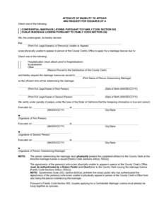 Affidavit / Marriage licence / Will / Law / Notary / Notary public