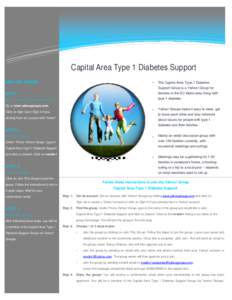 Information Technology Solutions  Capital Area Type 1 Diabetes Support JOIN THE GROUP!  The Capital Area Type 1 Diabetes