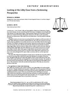 Plame affair / Criminal law / Scooter Libby / Lewis Libby clemency controversy / Commutation of sentence / Rita v. United States / Reggie Walton / United States Federal Sentencing Guidelines / Pardon / Criminal procedure / Clemency / Law