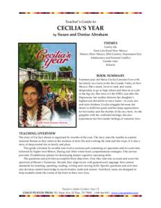 Teacher’s Guide to  CECILIA’S YEAR by  Susan and Denise Abraham