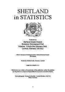Shetland in Statistics