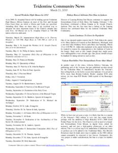 Mass / Catholic liturgy / Anglican Eucharistic theology / Tridentine Calendar / Liturgical year / Extraordinary form of the Roman Rite / Missa Cantata / Eucharist in the Catholic Church / Lent / Christianity / Catholic Liturgical Rites / Tridentine Mass