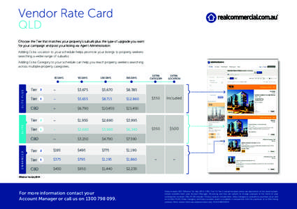 RCA rate card table-QLD v02