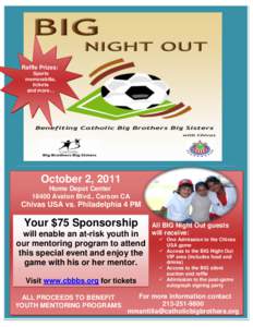 Raffle Prizes: Sports memorabilia, tickets and more…