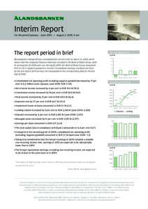 Interim Report  For the period January – June 2010 • August 2, 2010, 9 am The report period in brief Ålandsbanken Sverige AB was consolidated for the first time on March 31, 2009, which