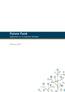 Microsoft Word - Statement of Investment Policies  February 2012.DOC