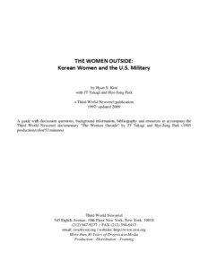 THE WOMEN OUTSIDE: Korean Women and the U.S. Military by Hyun S. Kim