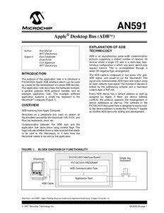 Apple Desktop Bus / Microcontrollers / Computer hardware / PIC microcontroller / Transmission Control Protocol / UNI/O / Conventional PCI / Computer buses / Computing / Computer architecture