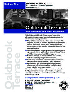 Oakbrook Center / Oak Brook /  Illinois / Illinois Route 83 / Helmut Jahn / Illinois Technology and Research Corridor / Chicago metropolitan area / Illinois / Oakbrook Terrace /  Illinois