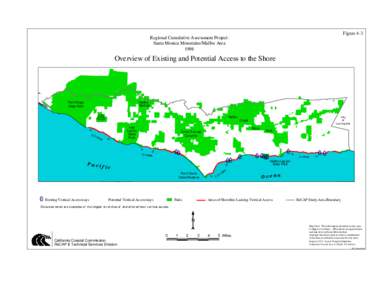 Figure 4-3 Regional Cumulative Assessment Project: Santa Monica Mountains/Malibu Area[removed]Overview of Existing and Potential Access to the Shore