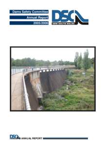 Dams Safety Committee Annual Report[removed]ANNUAL REPORT