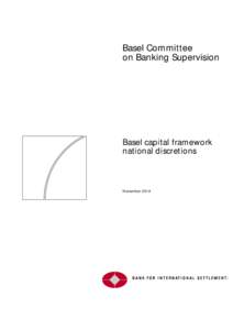 Basel capital framework national discretions