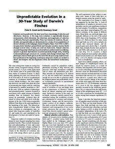 Behavior / Evolutionary biology / Endemic birds of the Galápagos Islands / Evolutionary biologists / Natural selection / Peter and Rosemary Grant / Evolution / Heritability / Ficus / Biology / Selection / Philosophy of biology