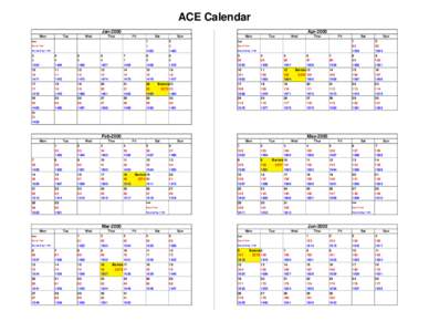 ACE Calendar Jan-2000 Mon Tue